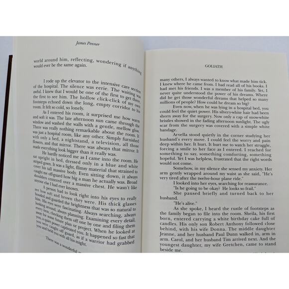 Goliath Life Of Robert Schuller By James Penner Leather Bound Collectors Edition - Picture 9 of 15